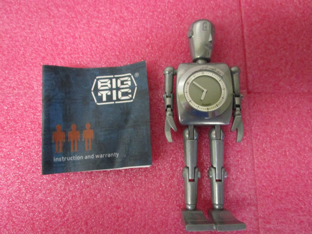 Fossil Stan BIG TIC Robot Man Clock