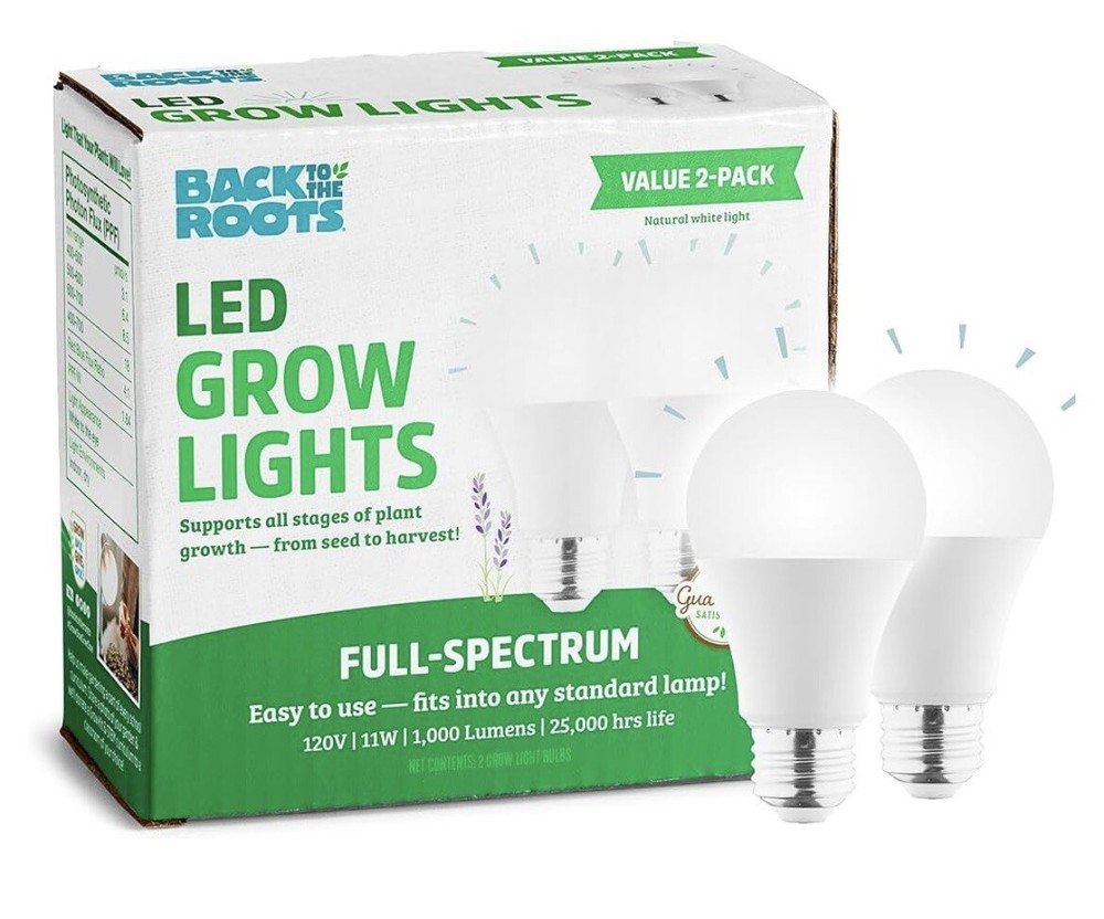 Full Spectrum LED Grow Lights (2 Pack)