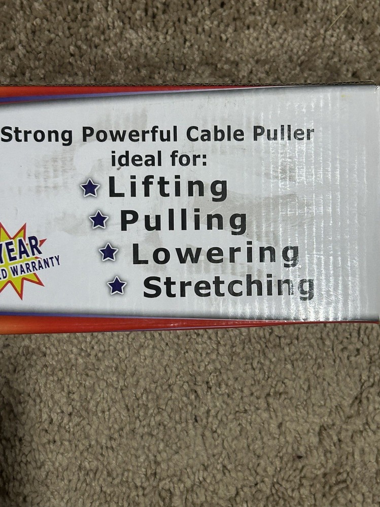 American Power Pull 2 Ton Dual Drive Ratchet Cable Puller Model 18600