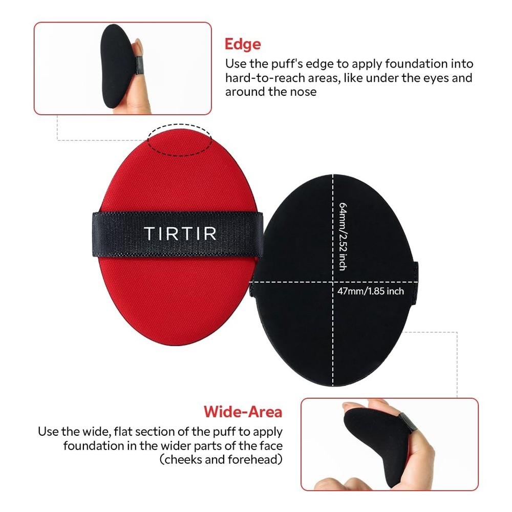 Soft-Shell Cushion Puff - 5 Pack for Flawless Makeup Application