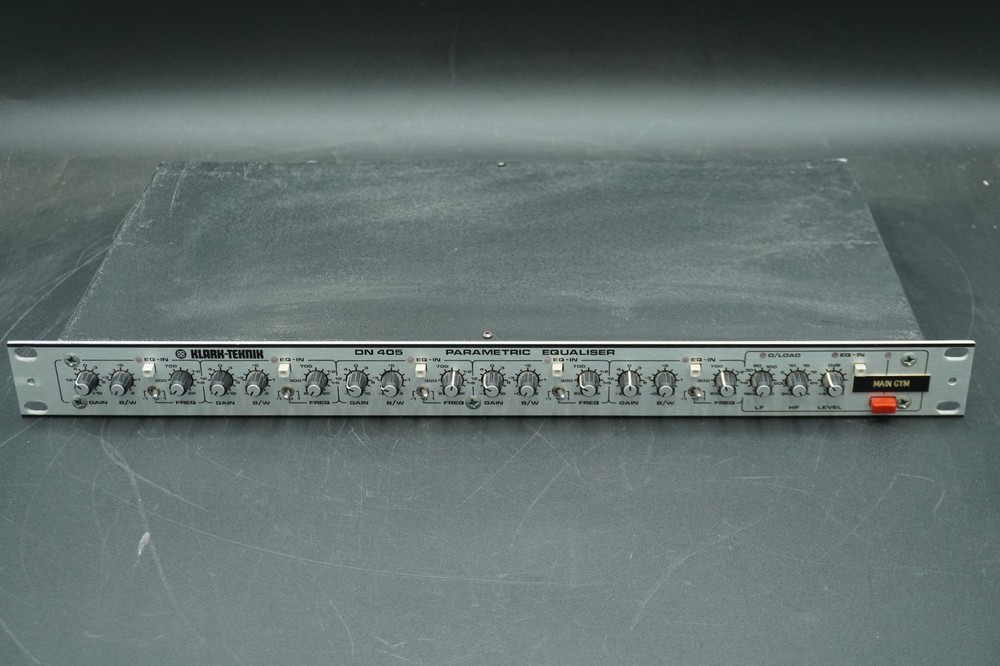 Klark Teknik DN405 Parametric Equalizer Single Channel Five Band Rack *Tested*