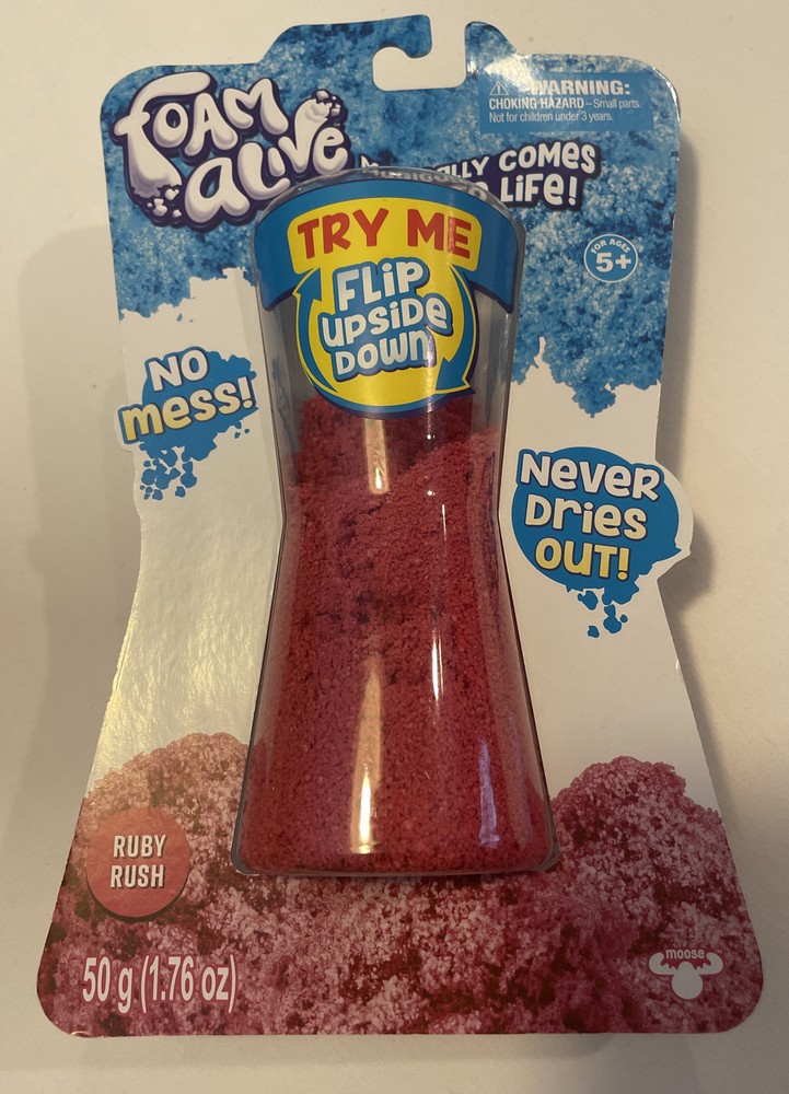 Foam Alive “Ruby Rush”NEW in Package No Mess Never Dries Out