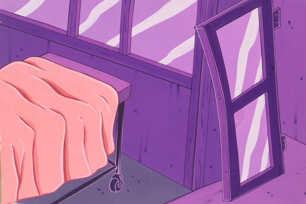 Original Hand Painted Animation Production Background (232-9)