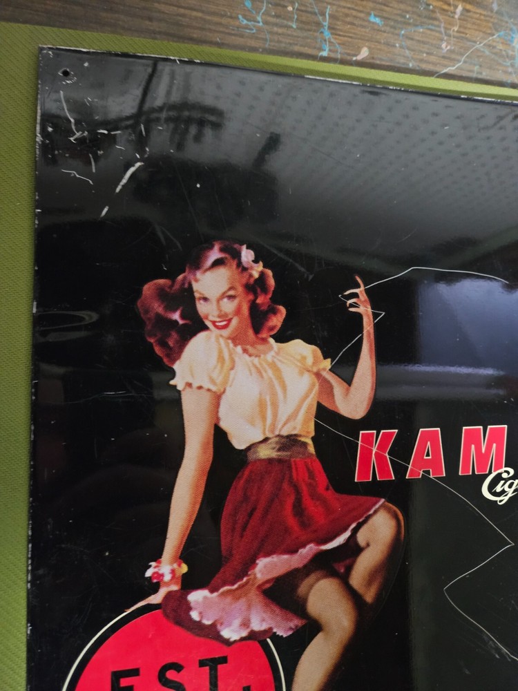 🔥 Kamel Cigarettes Vintage Metal Wall Sign