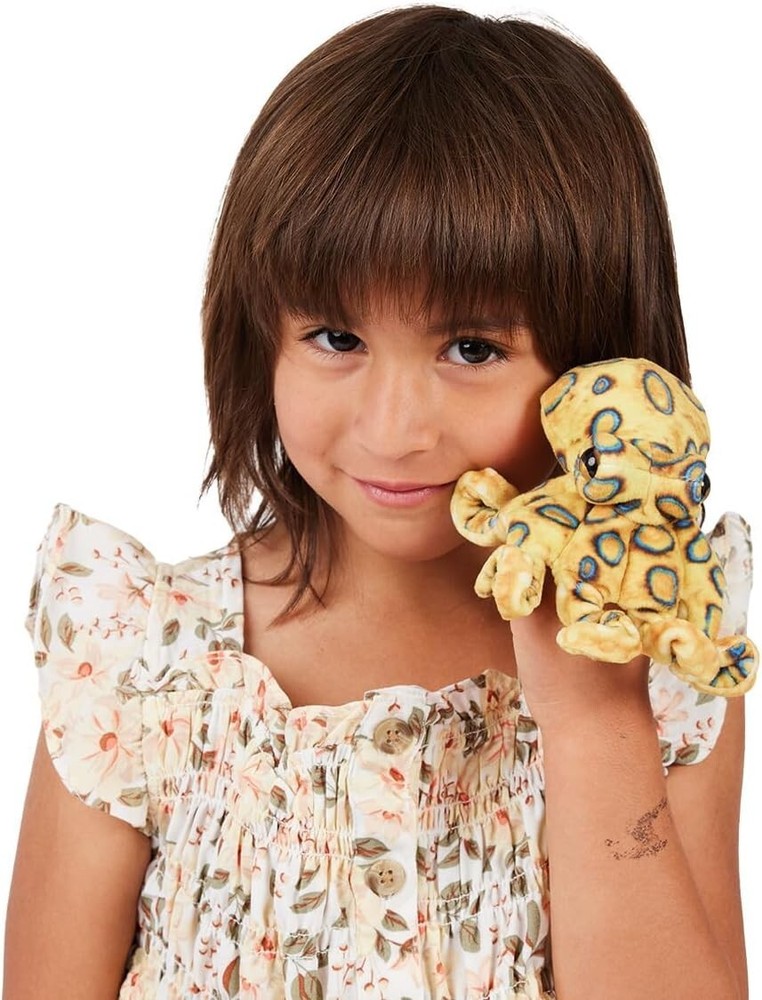 Folkmanis Mini Blue Ringed Octopus Finger Puppet