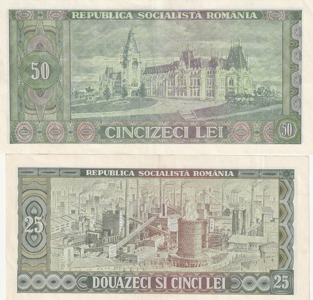 LEI 2 LOT (25,50), aUNC (1966)