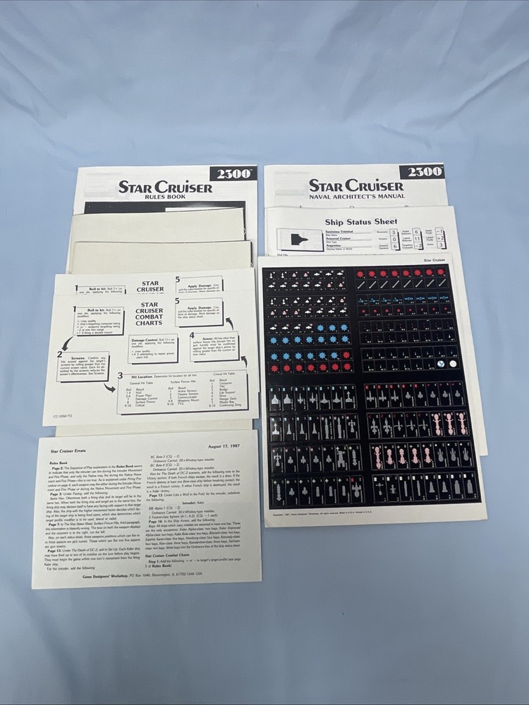 Star Cruiser Box Set - GDW 2300 (Complete & Unpunched)