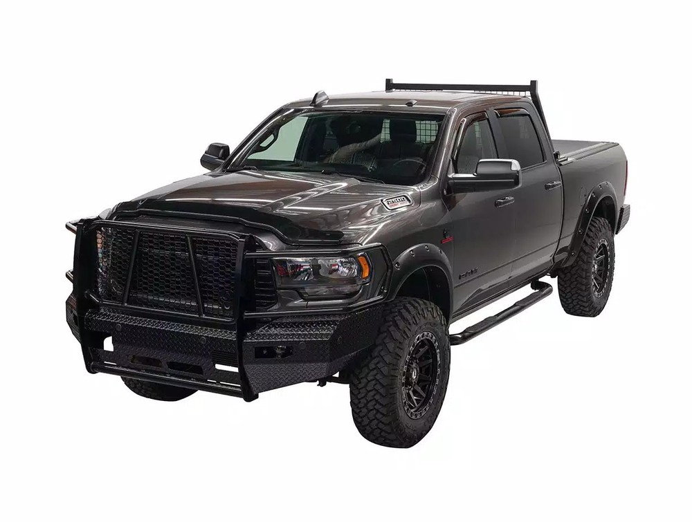 Ionic 3" Black Nerf Bars Fit 2010-2025 RAM 2500/3500 Mega Cab