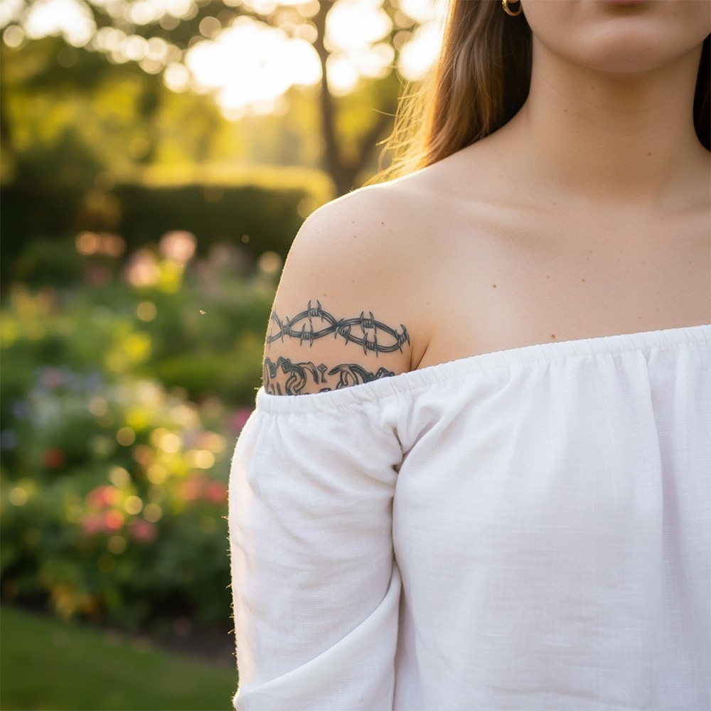 Cuffed Body Band Tattoo Costume Accessory