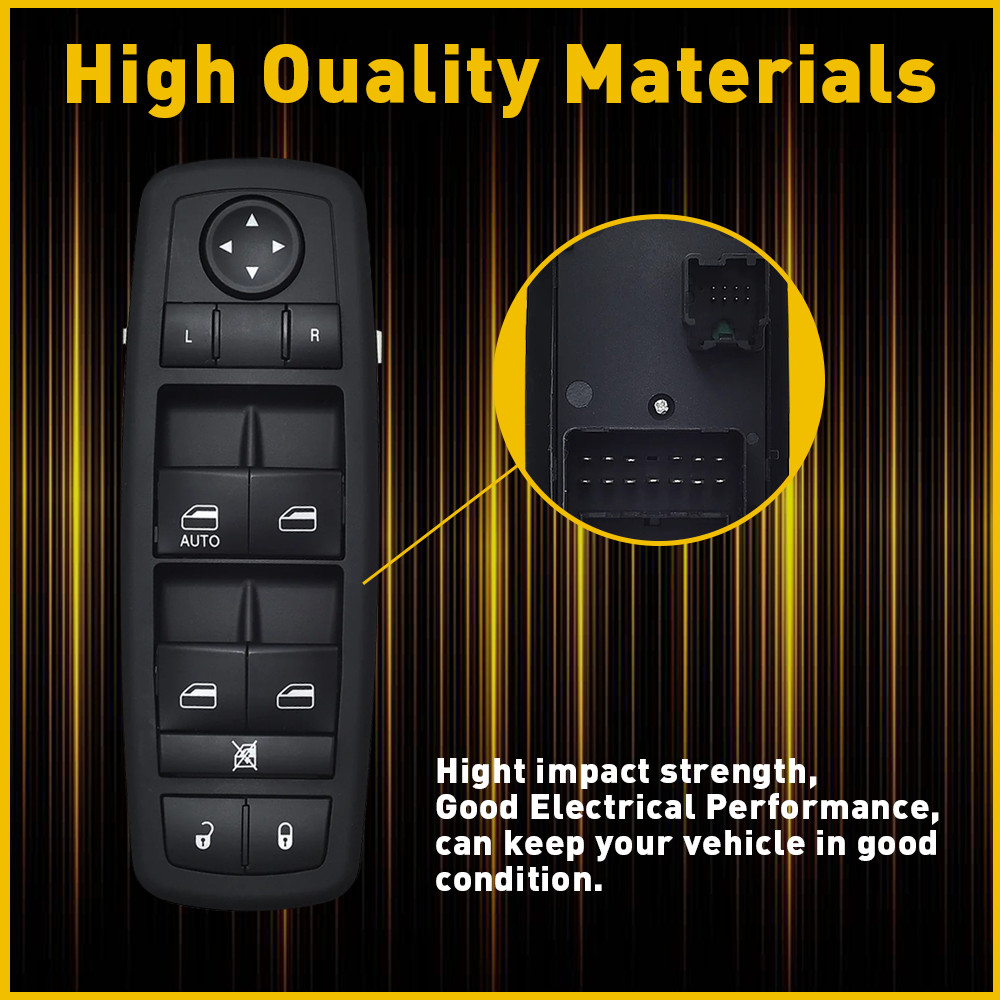 Driver Side Power Window Master Control Switch Fit for 2011-2016 Dodge Journey