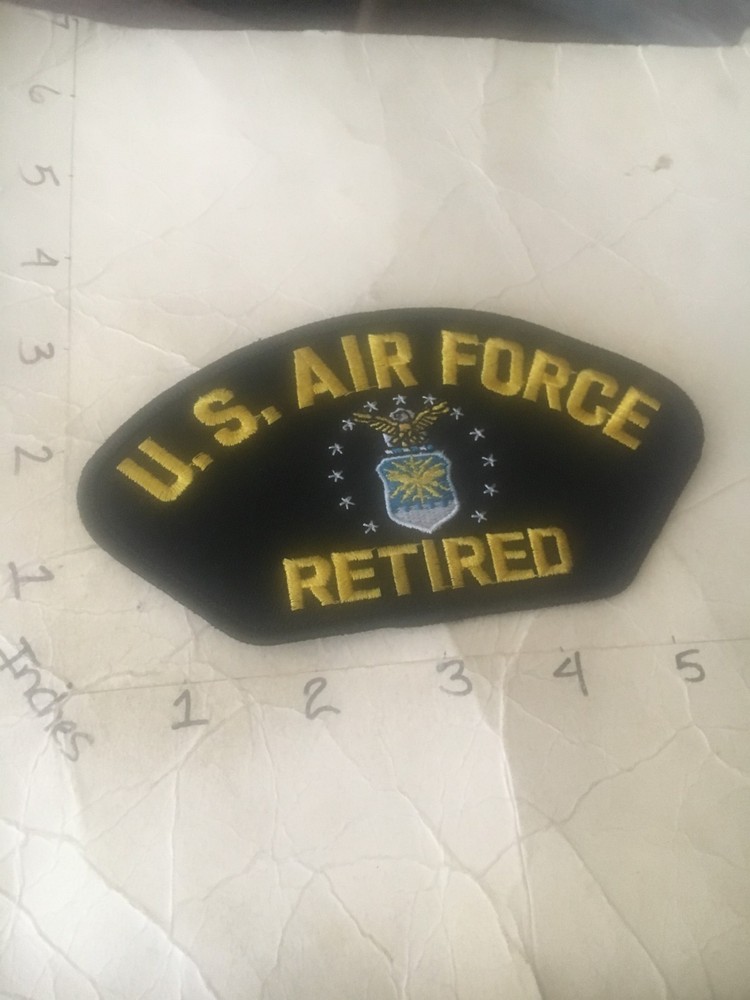 US Air Force Retired hat Patch 9/21/23 modern*