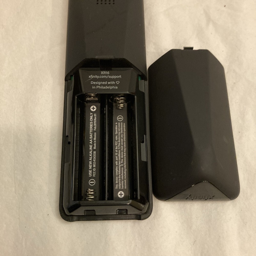 Comcast Xfinity XR16 Voice Remote Control Stream Flex Tv Device Black