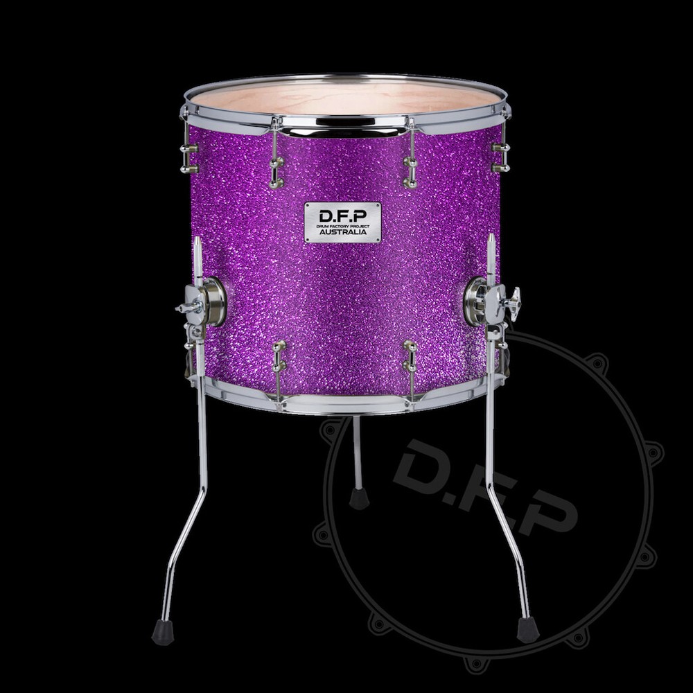 DFP Drum Wrap - Purple / Violet Sparkle ***CLEARANCE