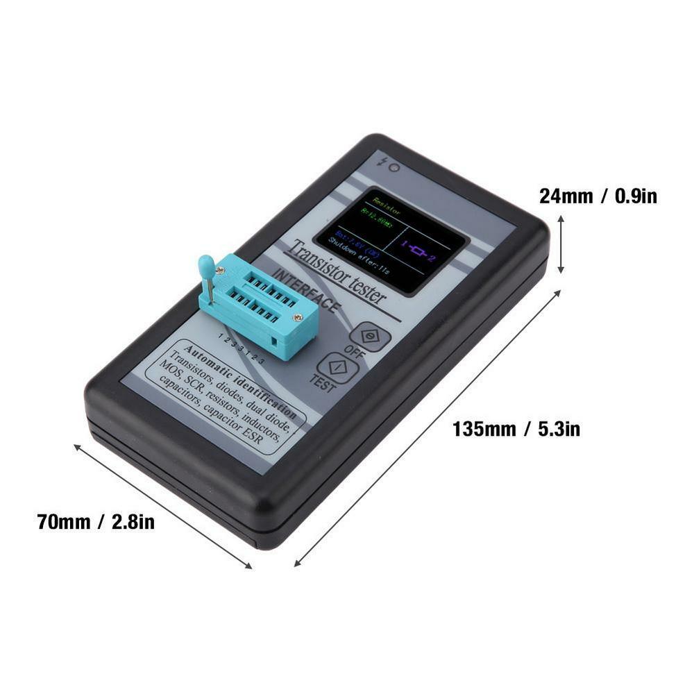 M328 Transistor Tester Diode Triode Capacitance Meter LCR ESR Meter Inductance