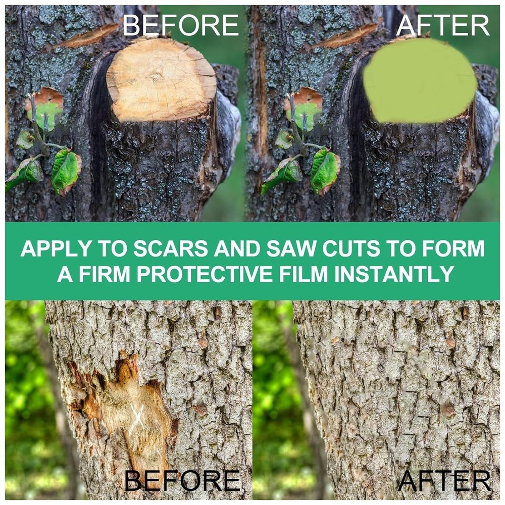 Tree Wound Pruning Sealer, Tree Wound Dressing with Brush, Tree Wound Sealer