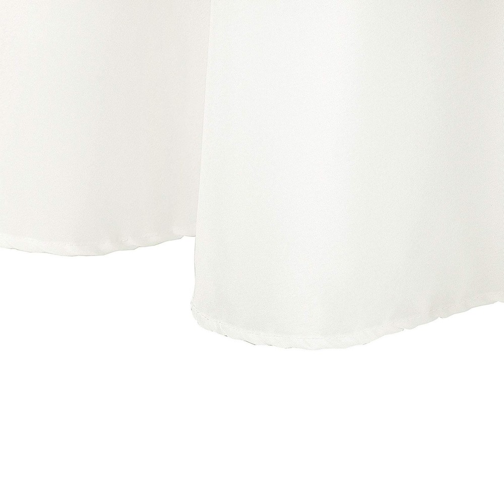 Ascoza 2pack 60x120 Inch Ivory Rectangular Tablecloth 6 Feet Table Cloth in P...