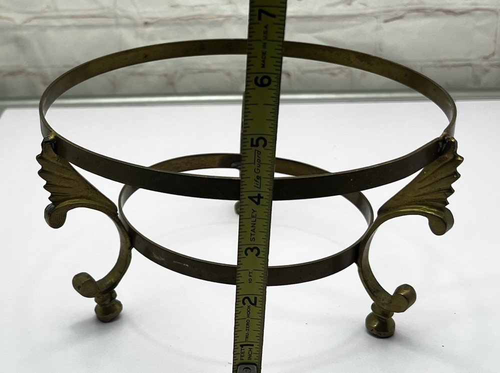 Vintage Victorian Style Brass Bowl Riser