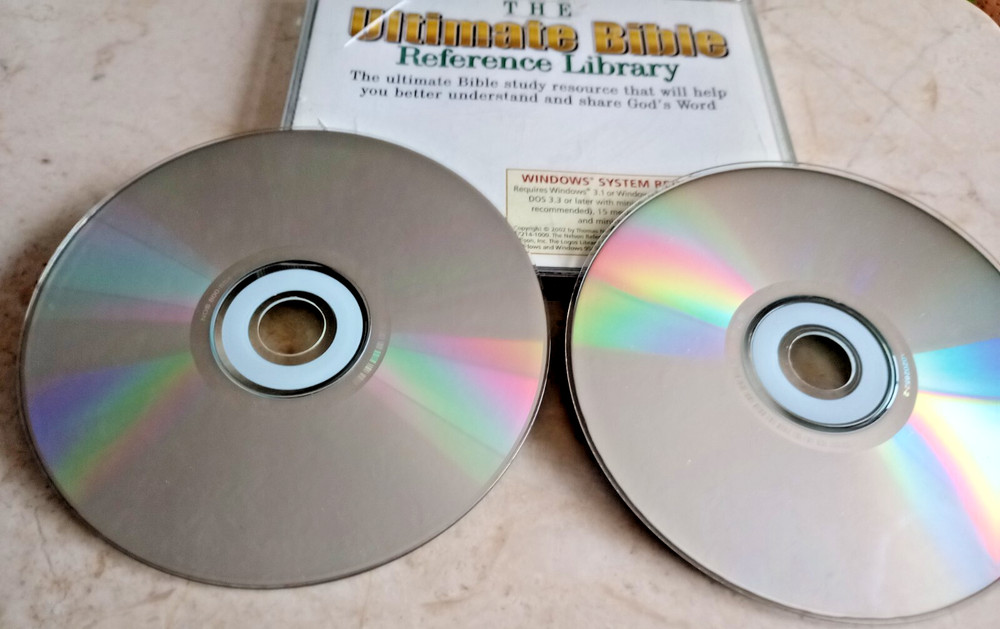 THE ULTIMATE BIBLE REFERENCE LIBRARY QUICK START GUIDE 2 DISC CD PC SOFTWARE