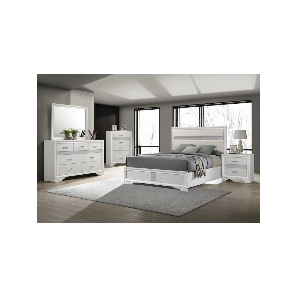 Miranda 5-piece Queen Bedroom Set White