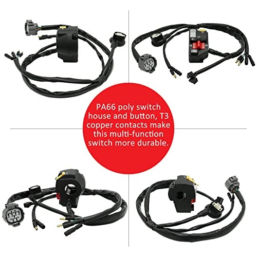 for Honda 300EX TRX300EX Handlebar Start Switch Button Control Kill Stop
