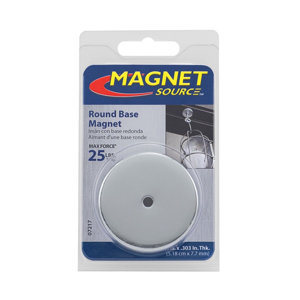 General 376B 2" Shallow Pot Ceramic Magnets (3-PACK)