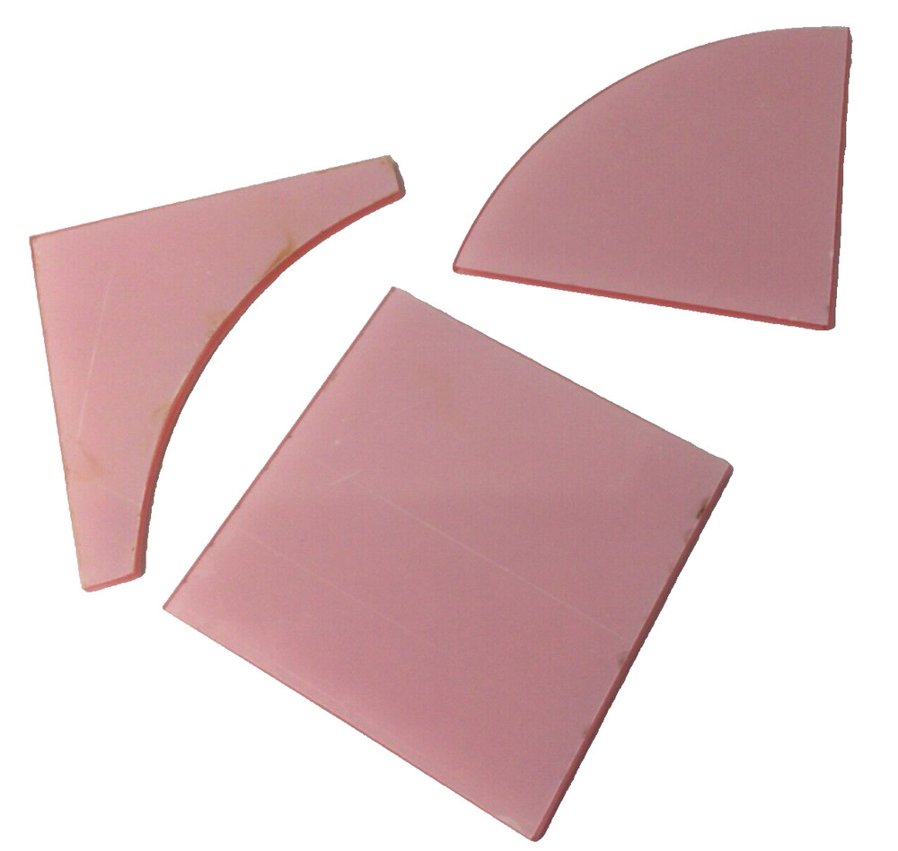 3" Curved Two Patch Quilting Templates Shar's Prairie Patchwork