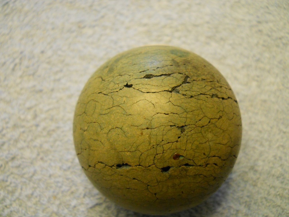 Vintage Clay Billiard Ball- #6