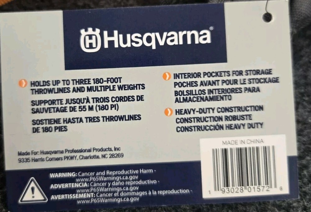 Husqvarna Folding Throwline Cube