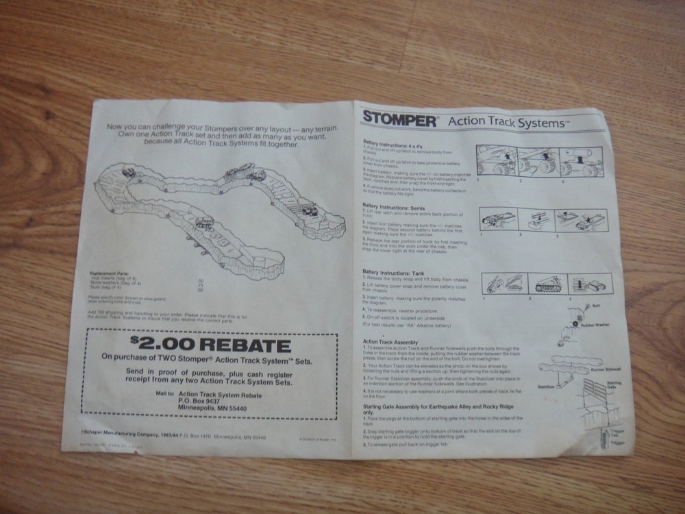 Schaper STOMPER Track System - Interstate Express Set - #794 - in Original Box