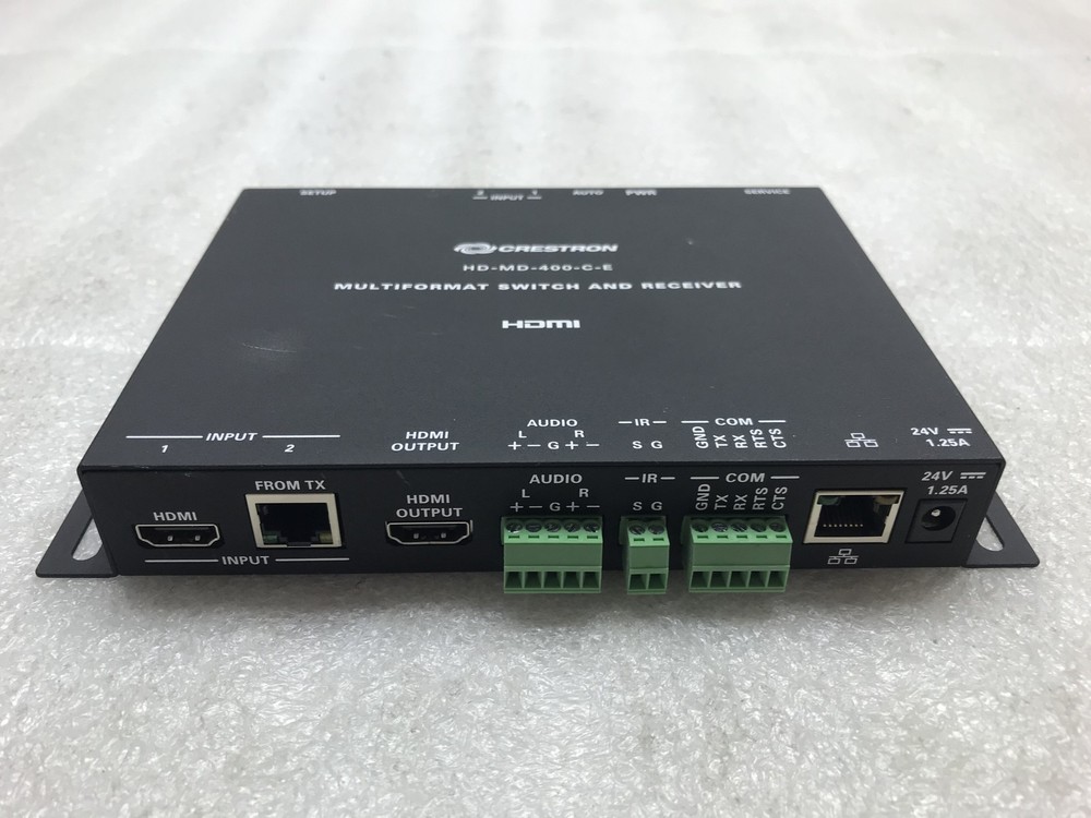 Crestron HD-MD-400-C-E HDMI Multiformat Switch And Receiver/Transmitter