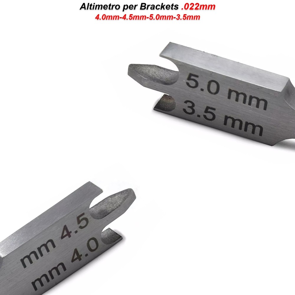 Altimeter Mount Positioning Gauge for Orthodontic Meter Bracket