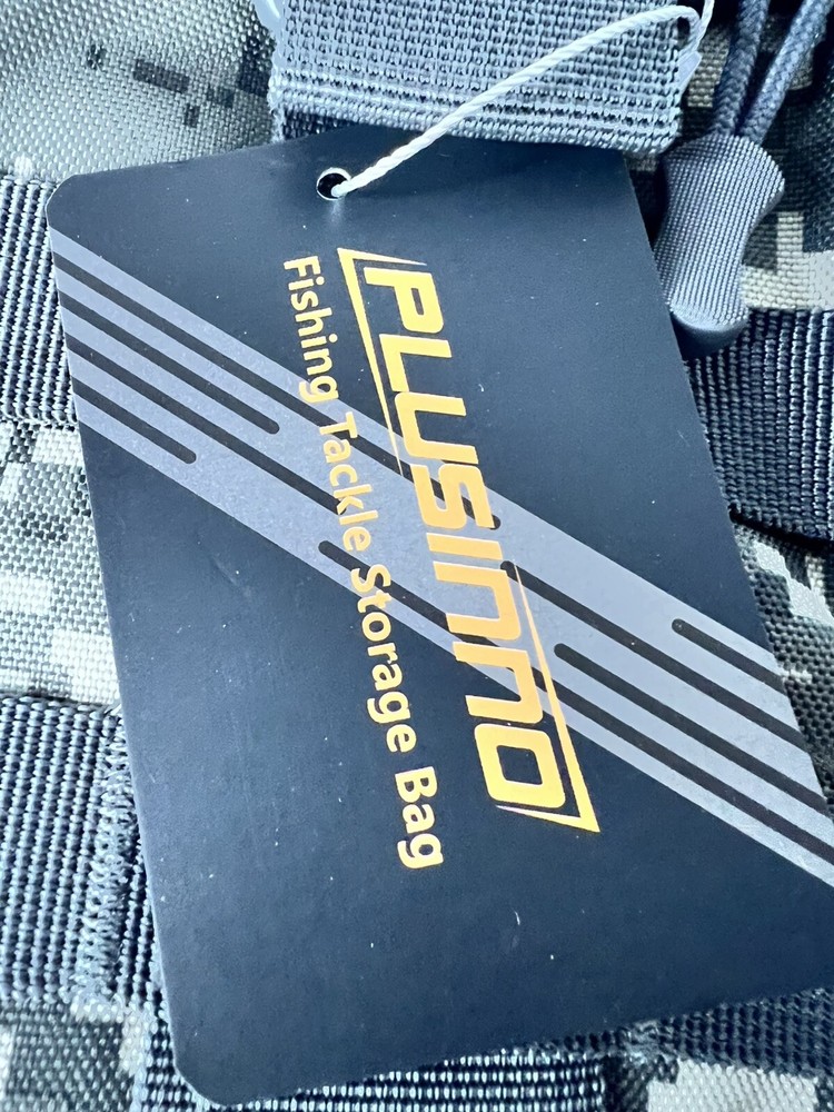 PLUSINNO Fishing Tackle Backpack Storage Digital Camo