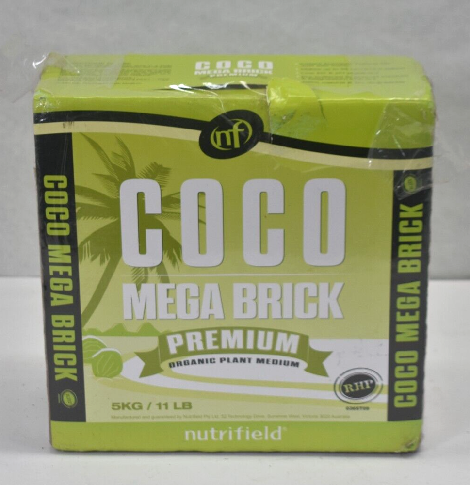 Nutrifield Coco Mega Brick Premium Organic Plant Pack For Growth Block Kit