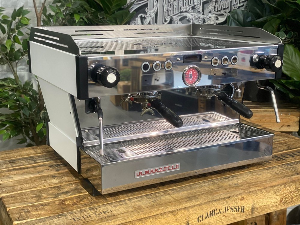 LA MARZOCCO LINEA PB 2 GROUP WHITE & STAINLESS ESPRESSO COFFEE MACHINE