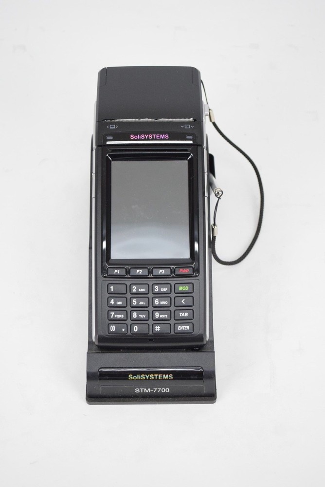 SoliSystems STM-7700 Touch Screen Portable Handheld POS System Thermal Printer