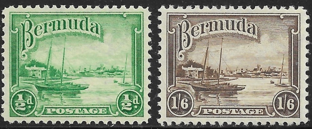 BERMUDA SC105-114 MINT NEVER HINGED