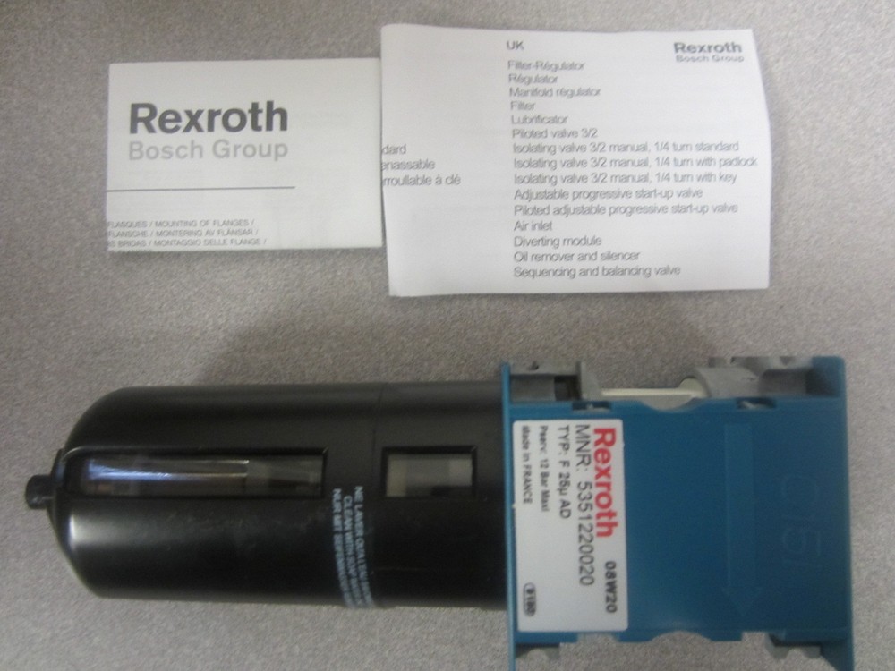 Rexroth 5351220020 C15 i Automatic Drain Filter