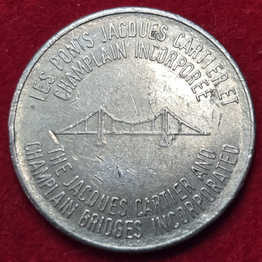 CANADA Jacques Cartier & Champlain CuNi Bridge Token