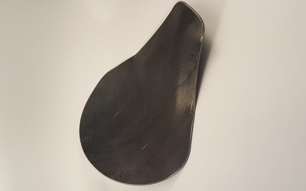 Motorcycle Custom LG Chopper Seat Pan deep dish w/ turned down sides Harley Bob
