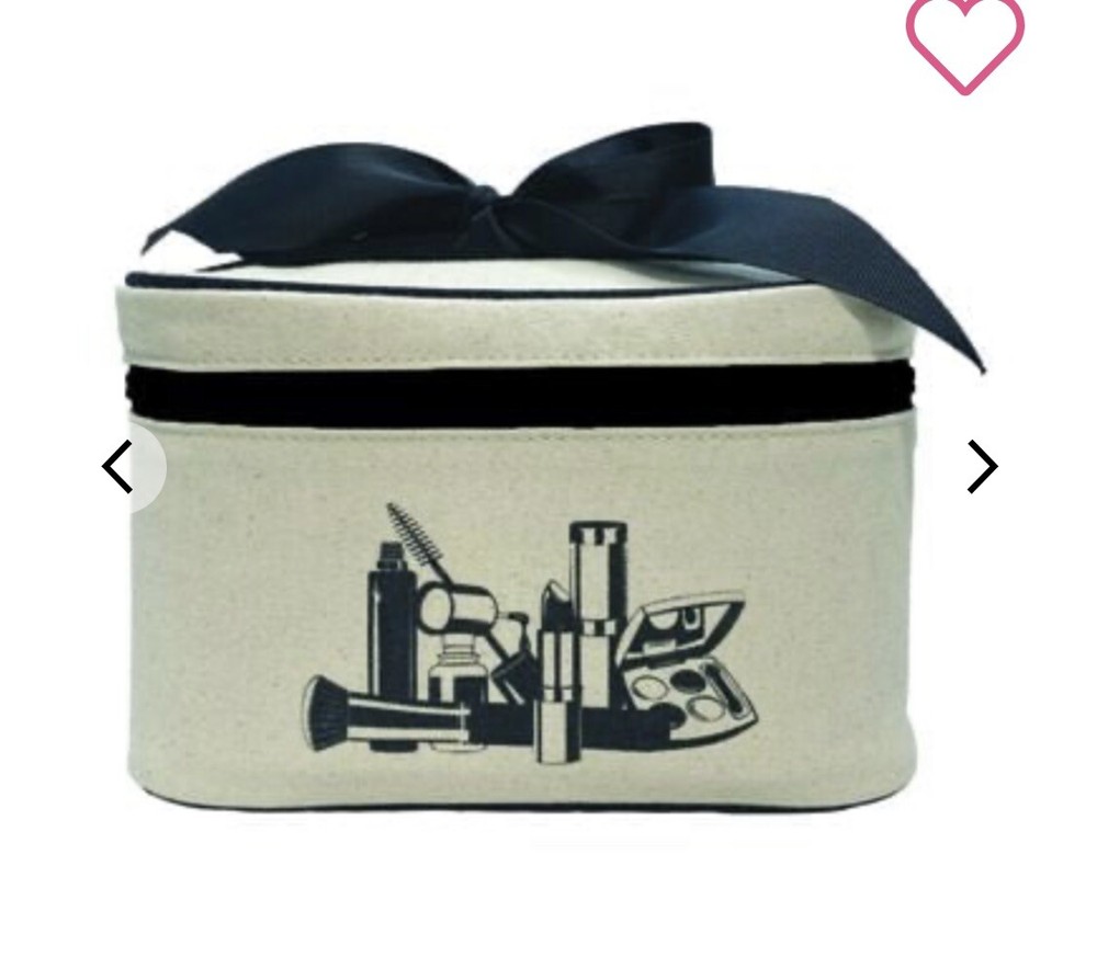 Hallmart Collectibles Canvas Cosmetic Bag
