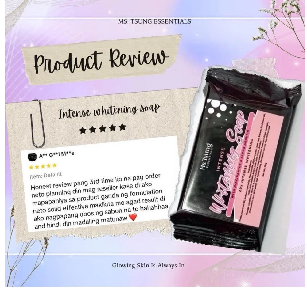 Ms. Tsung Essentials Serum Lotion & Whitening Soap - BUNDLE