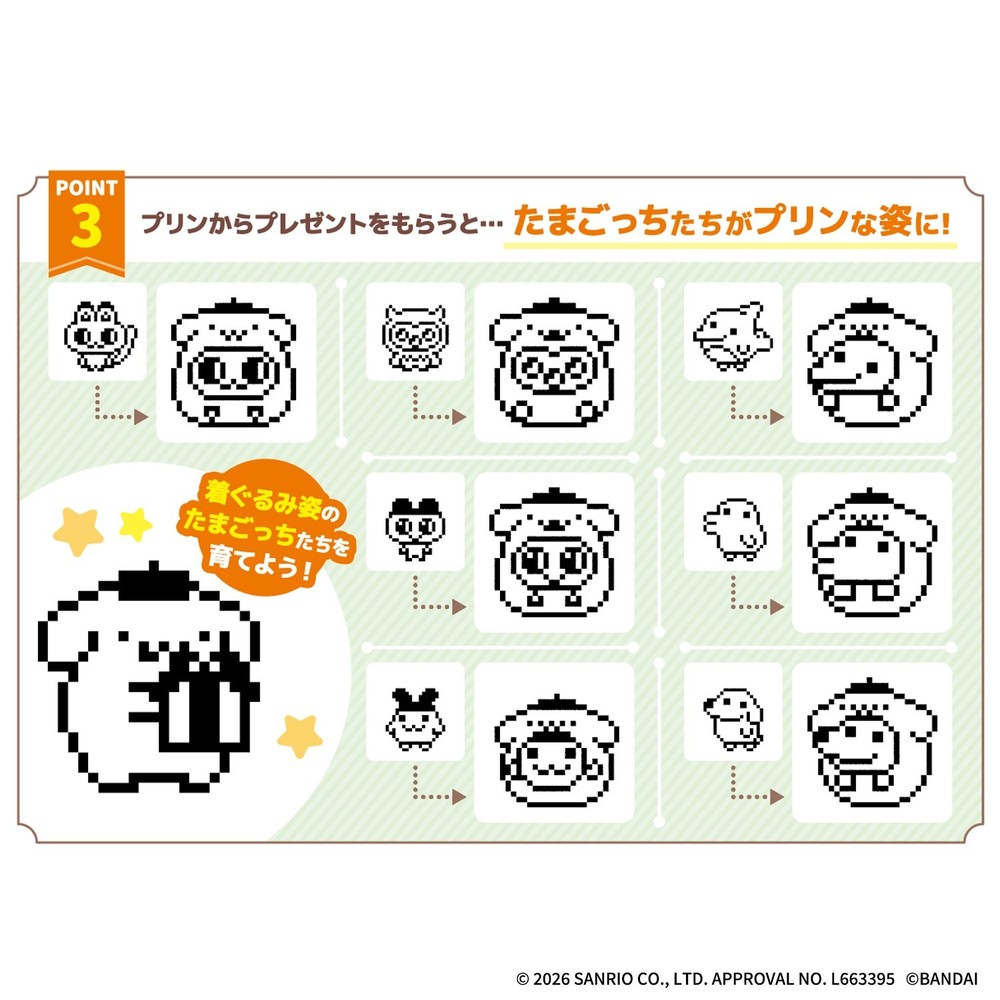 POMPOMPURIN Tamagotchi Basic Orange ver.