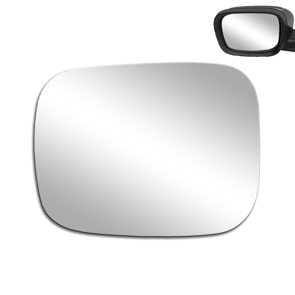 Mirror Glass Driver Left Side For 2007-2014 Volvo XC90 Replacement+Flat+Adhesive