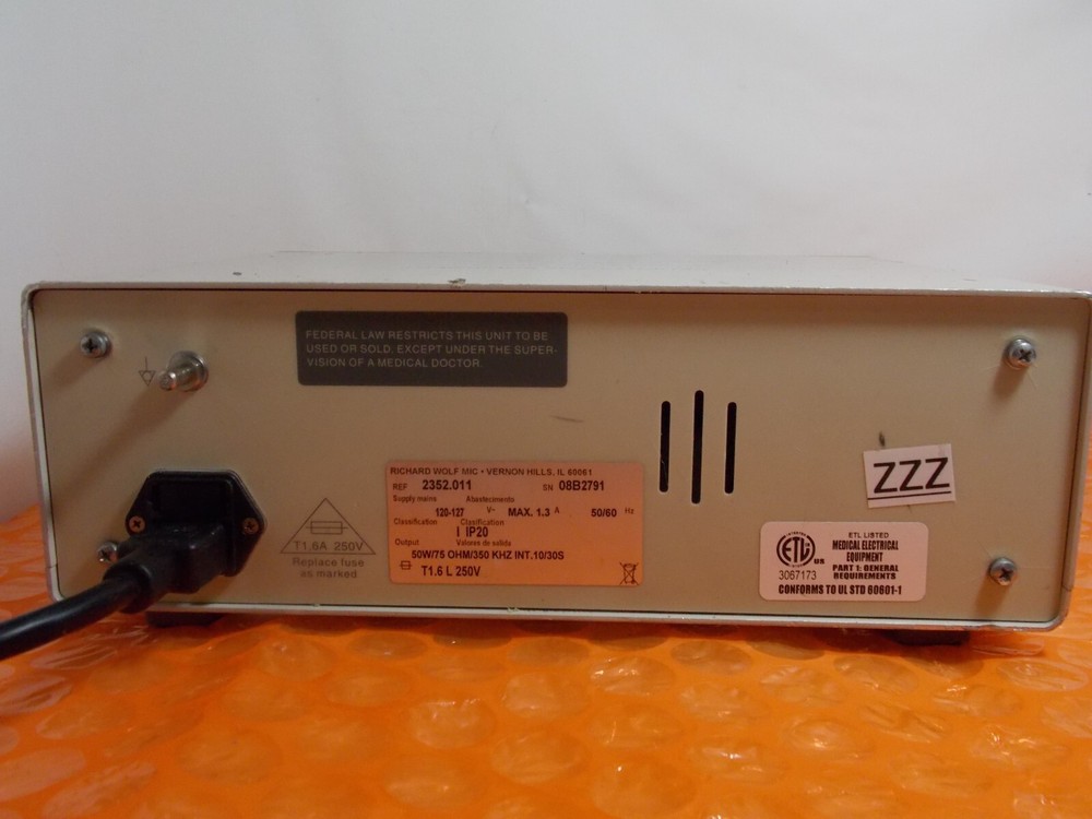 RICHARD WOLF 2352 BIPOLAR GENERATOR (LAM-2830)