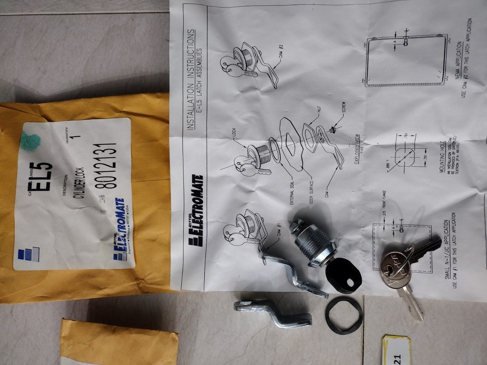 ELECTROMATE CYLINDER LOCK EL5 8012131