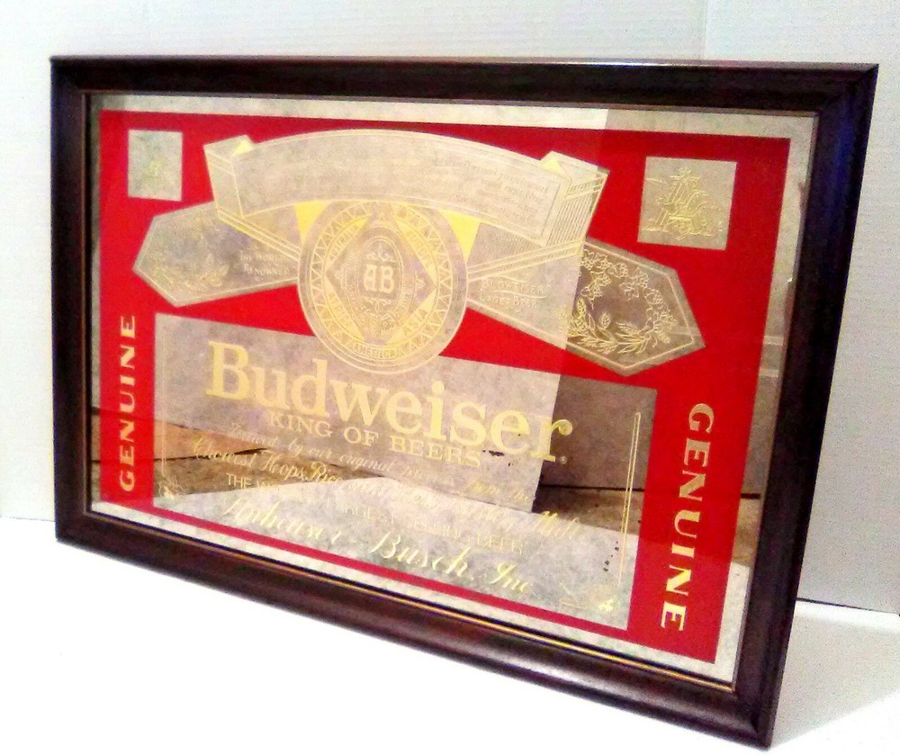 Budweiser Mirror 15" 1/2 X 23" 1/2