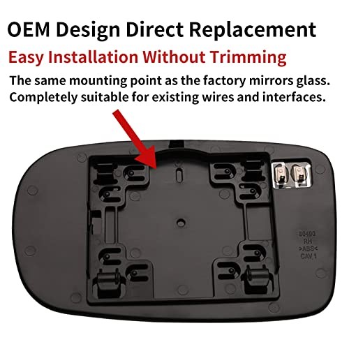 Passenger Side Mirror Replacement for 2011-2017 Chrysler Passenger Side (Right)