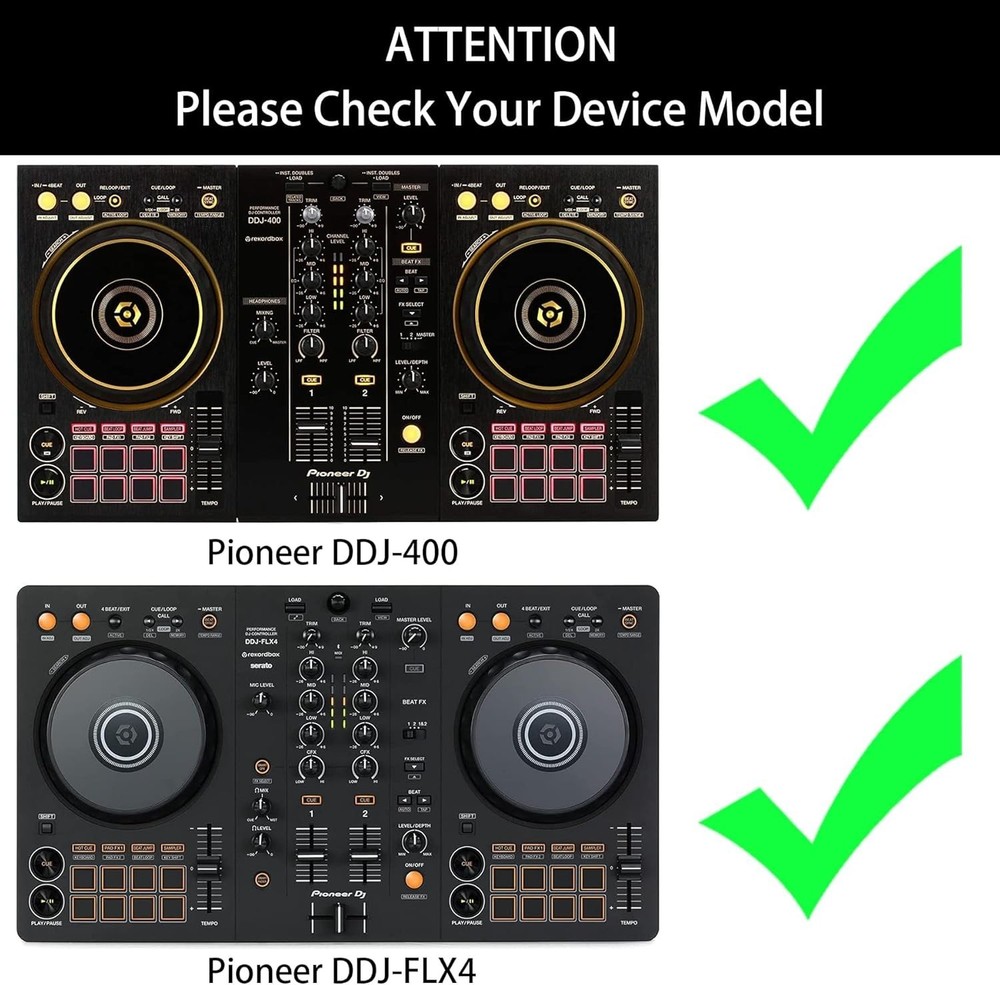Ultimate DJ Protector: Hard Case for Pioneer PRO DJ DDJ-FLX4 Controller - Black