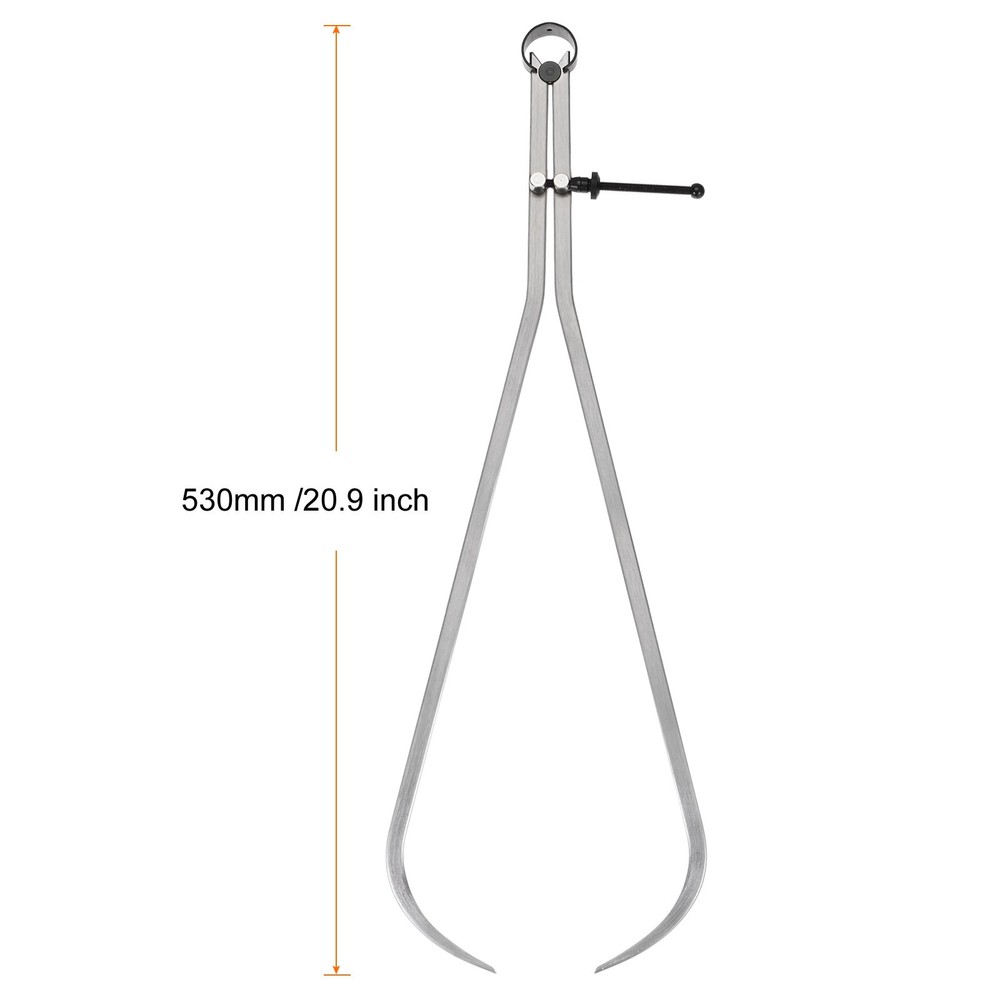 Spring Joint Caliper 20" 500mm Adjustable Spring Outside Caliper with Solid Nut