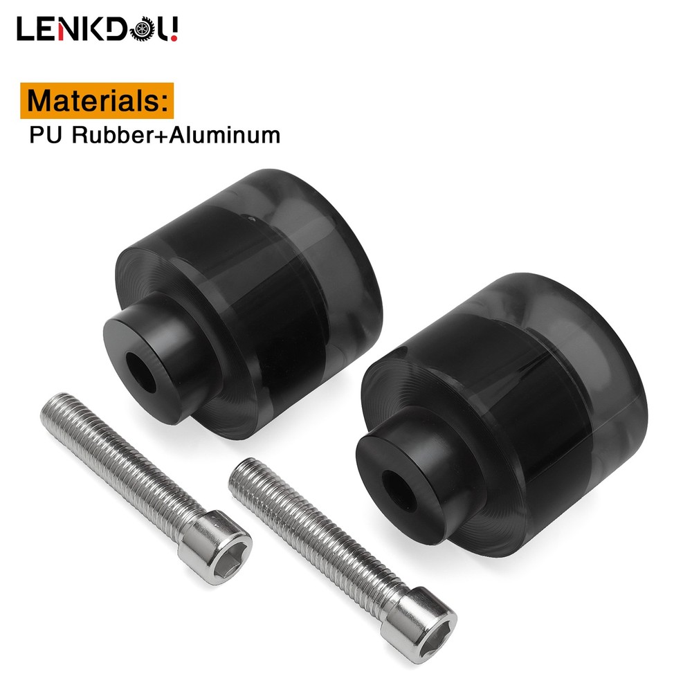 2Pcs M12 Protective Slider Crash Bar End Balls Engine Guard Protector For Harley